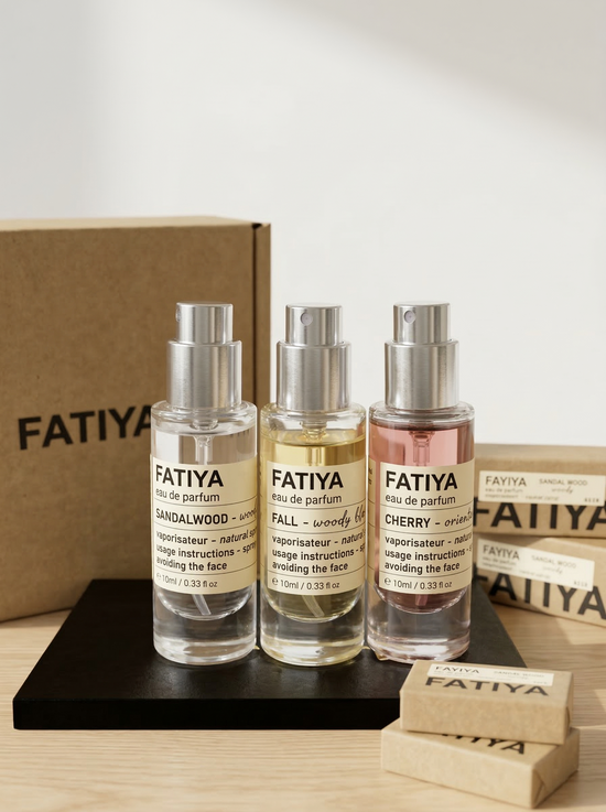 FATIYA 3x10ML Perfume Gift Set 30ML Total Viral Scents Woody Gourmand US Fast Ship